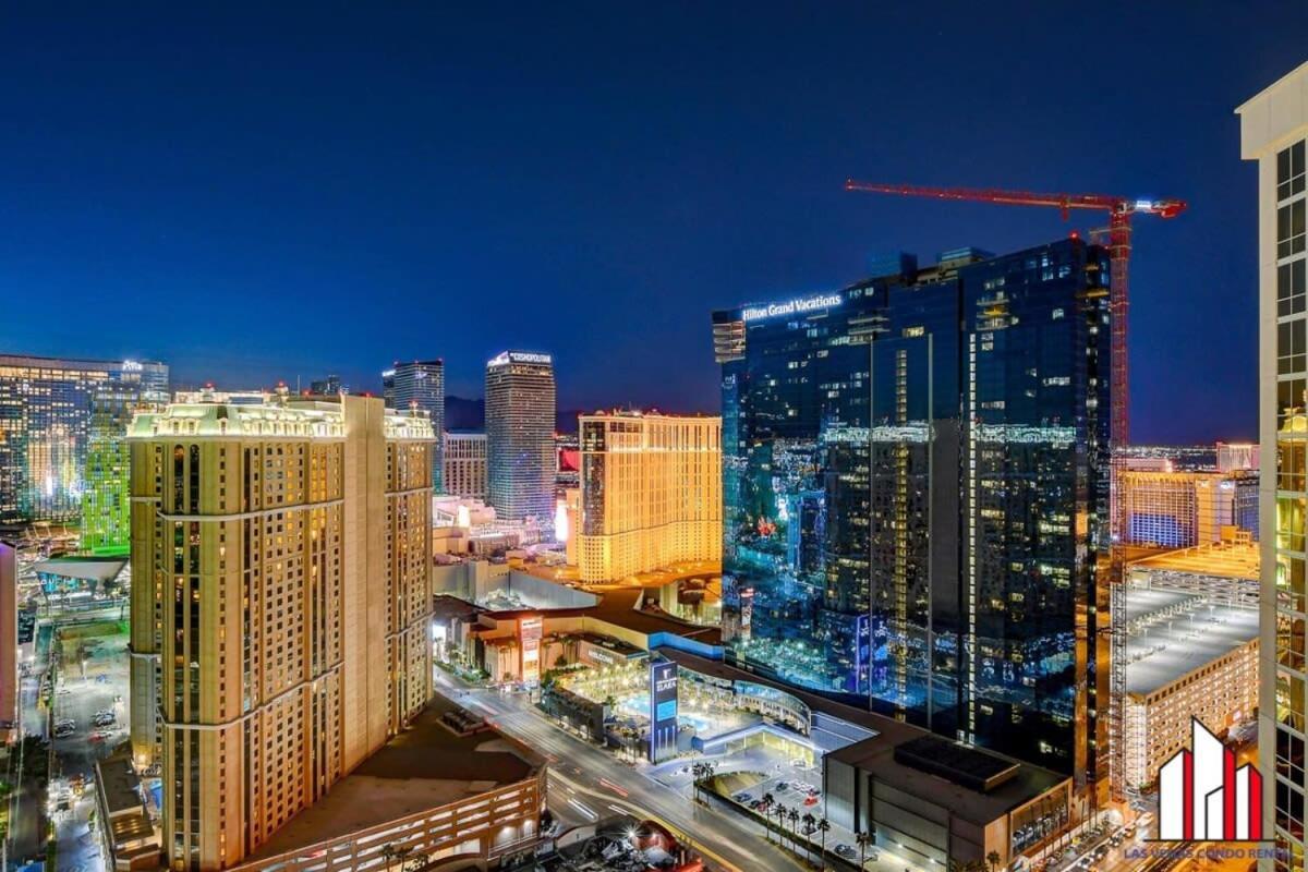 Mgm Signature-33-709 F1 Track & Strip View Balcony Las Vegas Esterno foto