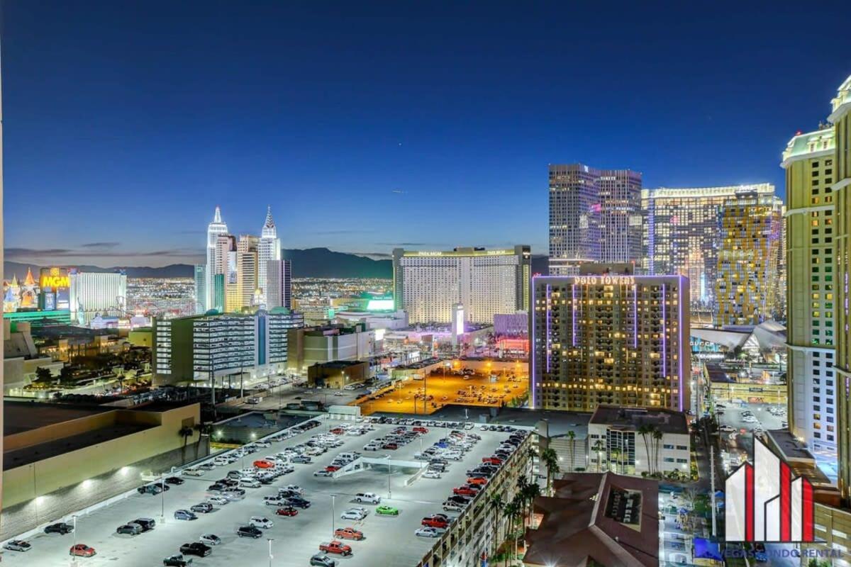 Mgm Signature-33-709 F1 Track & Strip View Balcony Las Vegas Esterno foto