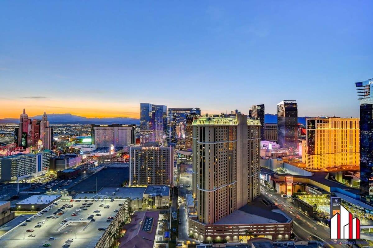 Mgm Signature-33-709 F1 Track & Strip View Balcony Las Vegas Esterno foto