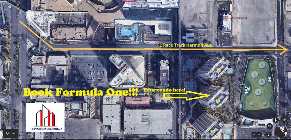 Mgm Signature-33-709 F1 Track & Strip View Balcony Las Vegas Esterno foto